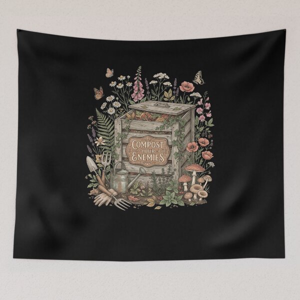 Item preview, Compost Your Enemies Funny Gardener Composting designed and sold by snowry.