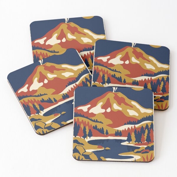 Artikelvorschau, Lassen-Volcanic-Nationalpark USA Reise Vintage entworfen und verkauft von RareDeerArt.