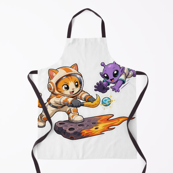 Item preview, Space Cat Alien Baseball Sticker designed and sold by Grafititee.