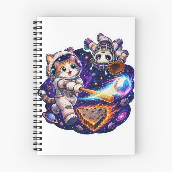 Item preview, Space Cat Alien Baseball Sticker designed and sold by Grafititee.