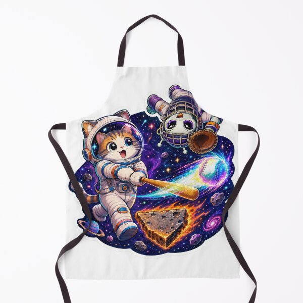 Item preview, Space Cat Alien Baseball Sticker designed and sold by Grafititee.