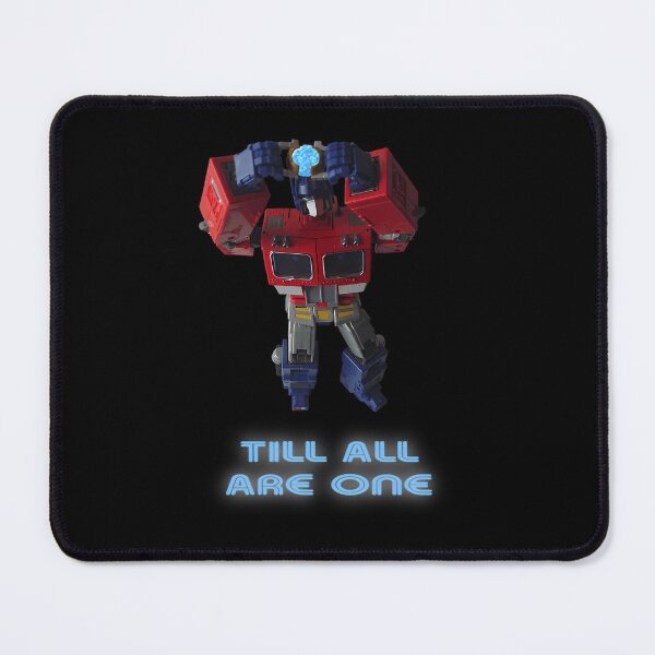 Item preview, Red and Blue Robot Holding Glowing Orb Above Glowing designed and sold by ForeverMODA.