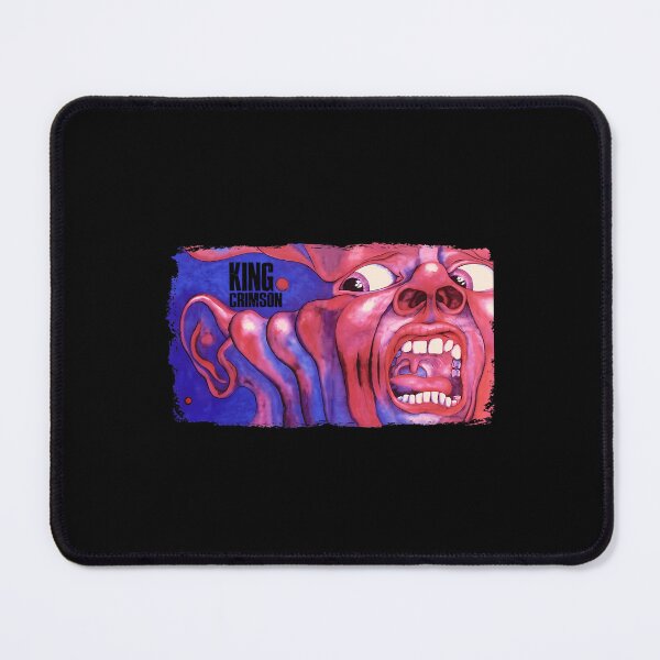 Item preview, Distressed Frame Screaming Face Surreal Blue Red designed and sold by Neerart.