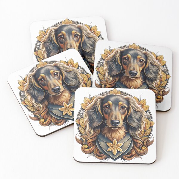Item preview, Dachshund Vintage / Vintage Wiener Dog Illustration designed and sold by Mousy17.