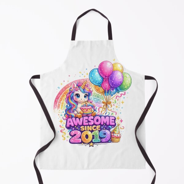 Item preview, 7 Years Old Awesome Since 2019 Unicorn 7th Birthday designed and sold by QuiteOrbit.
