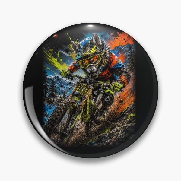 Item preview, Alpha Wolf Downhill | Extreme MTB Mountain Bike Rider designed and sold by Fextreme.