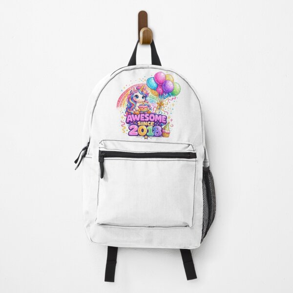 Item preview, 8 Years Old Awesome Since 2018 Unicorn 8th Birthday designed and sold by QuiteOrbit.
