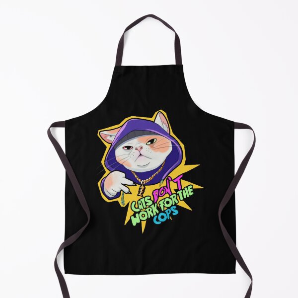 Item preview, Gangster Cat Funny Thug Life Kitten Police Parody Design designed and sold by Krampusrobot.