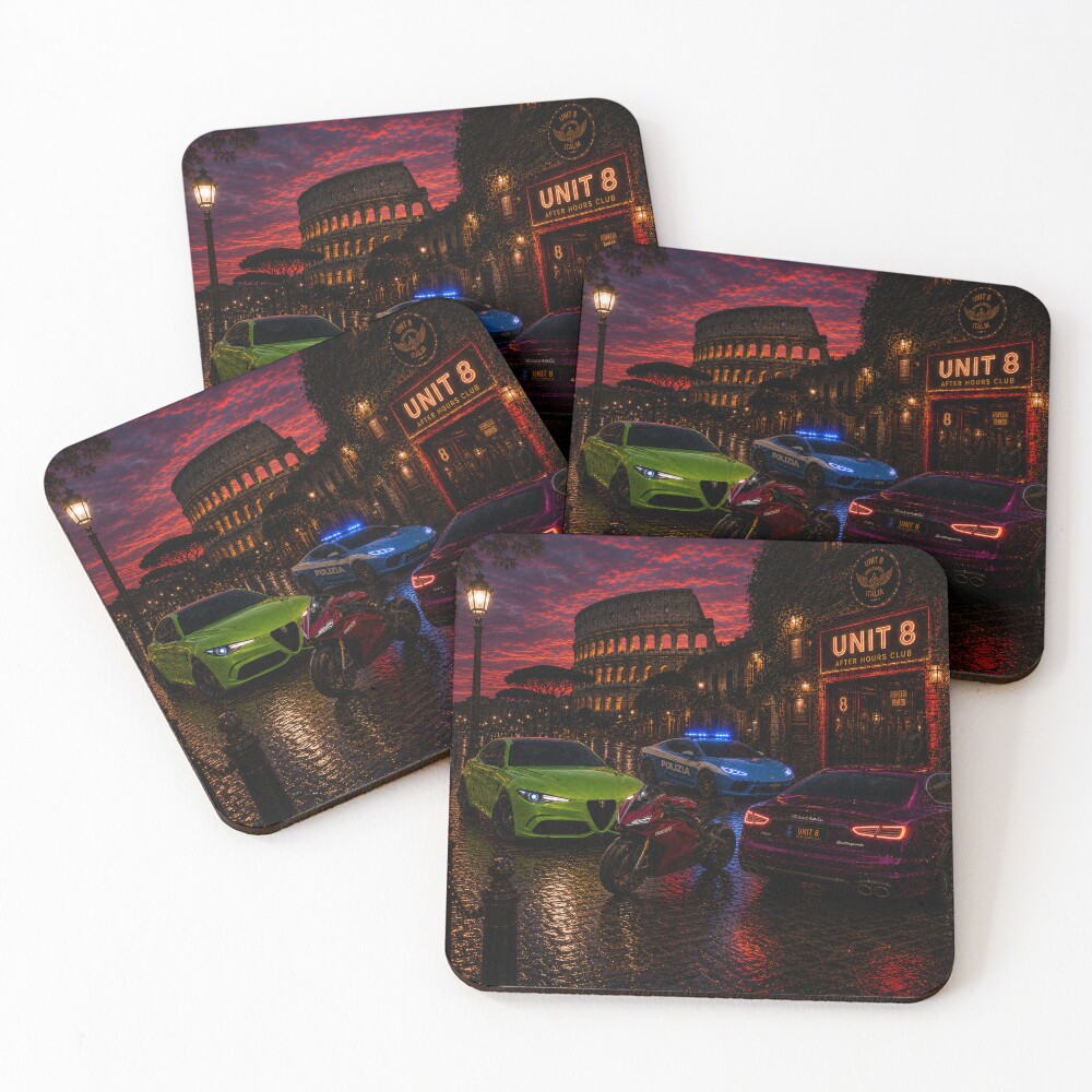 Item preview, Coasters (Set of 4) designed and sold by BearPooDesigns.