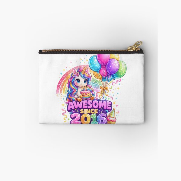 Item preview, 10 Years Old Awesome Since 2016 Unicorn 10th Birthday designed and sold by QuiteOrbit.