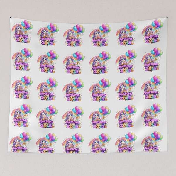 Item preview, 11 Years Old Awesome Since 2015 Unicorn 11st Birthday designed and sold by QuiteOrbit.