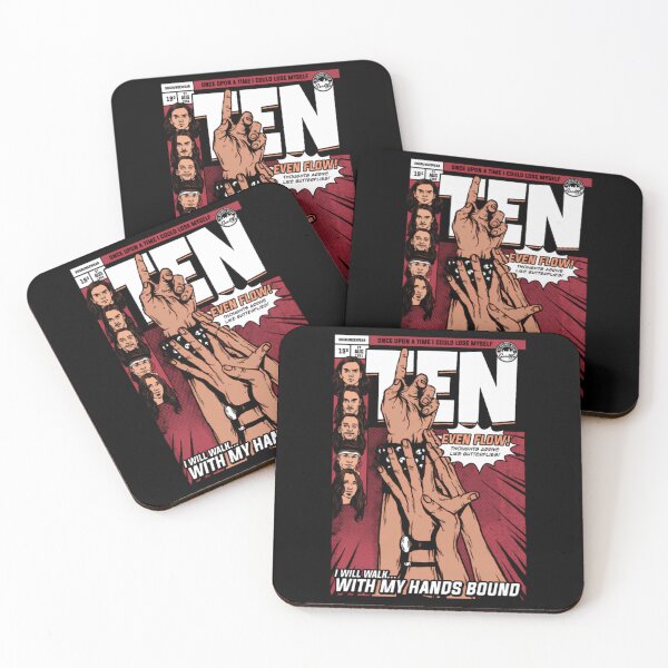 Item preview, Red Comic Book Style Hands Band Members designed and sold by Faiza-Najeeb.