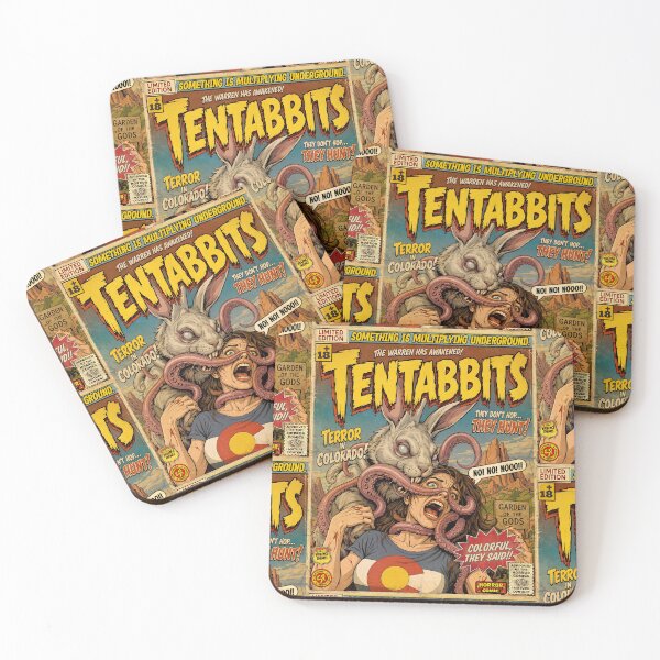 Item preview, Colorado Tentacle Rabbit Vintage Retro Comic Cover Art designed and sold by Back2Collage.