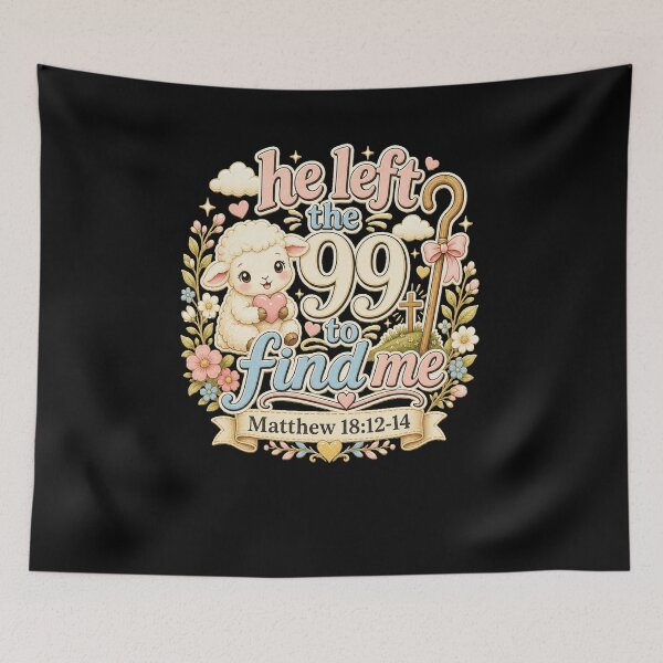 Item preview, Found By Grace Matthew 18:12-14 Christian Lamb designed and sold by snowry.