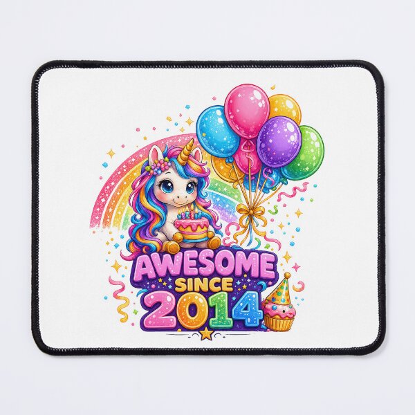 Item preview, 12 Years Old Awesome Since 2014 Unicorn 12nd Birthday designed and sold by QuiteOrbit.