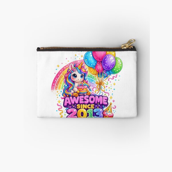 Item preview, 13 Years Old Awesome Since 2013 Unicorn 13rd Birthday designed and sold by QuiteOrbit.