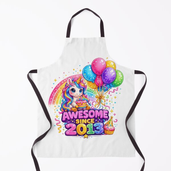 Item preview, 13 Years Old Awesome Since 2013 Unicorn 13rd Birthday designed and sold by QuiteOrbit.