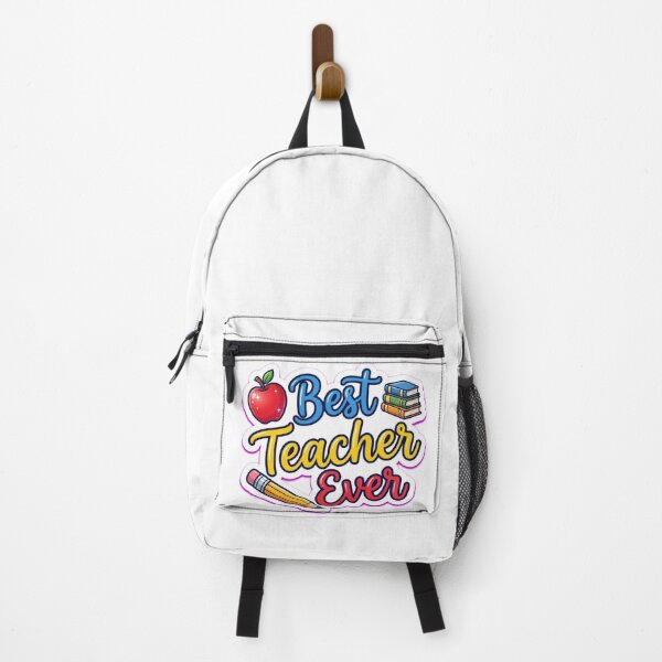 Item preview, Best Teacher Ever Cute Teacher Appreciation Gift | Colorful School Vinyl Decal designed and sold by MR4me.