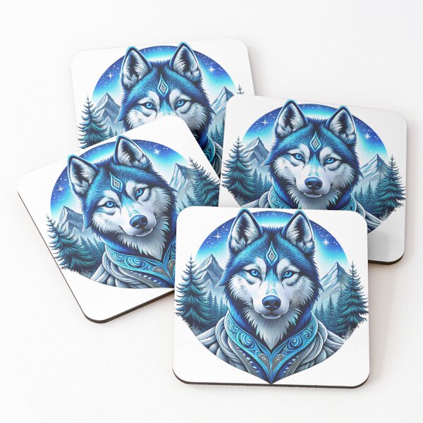 Item preview, Siberian Husky Tattoo Design / Traditional Dog Flash Art designed and sold by Mousy17.
