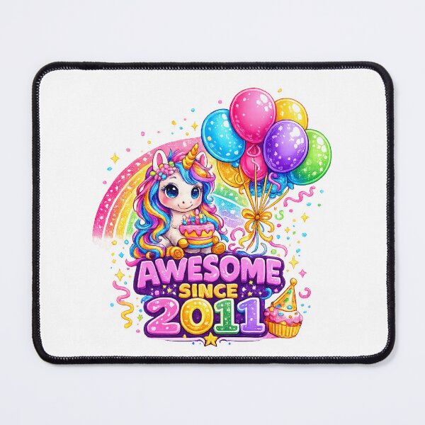 Item preview, 15 Years Old Awesome Since 2011 Unicorn 15th Birthday designed and sold by QuiteOrbit.