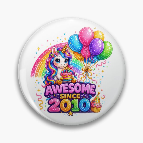Item preview, 16 Years Old Awesome Since 2010 Unicorn 16th Birthday designed and sold by QuiteOrbit.