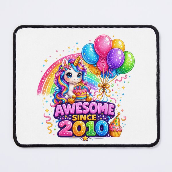 Item preview, 16 Years Old Awesome Since 2010 Unicorn 16th Birthday designed and sold by QuiteOrbit.