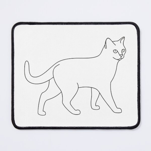 Item preview, Cat Elegant 2 Line Art Gift designed and sold by OneLine Studio.