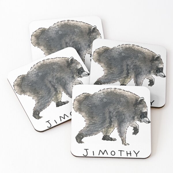 Item preview, Jimothy The Raccoon Watercolor Funny Trash Panda Meme designed and sold by Devilians92.