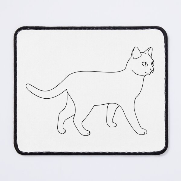 Item preview, Cat Elegant 1 Line Art Gift designed and sold by OneLine Studio.