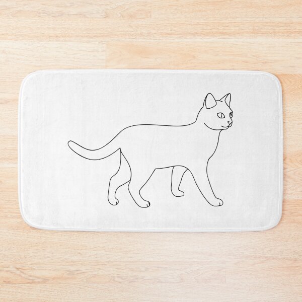 Item preview, Cat Elegant 1 Line Art Gift designed and sold by OneLine Studio.