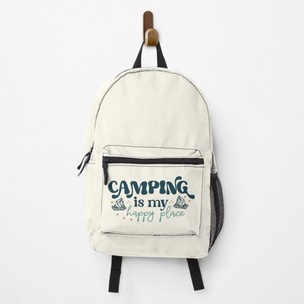 Item preview, Camping Is My Happy Place – Cozy Campfire & Outdoor Adventure Design designed and sold by Palette & Hue.
