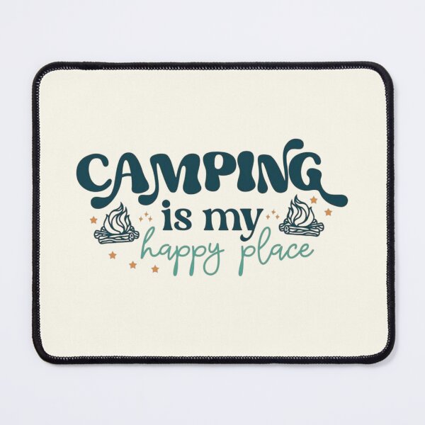 Item preview, Camping Is My Happy Place – Cozy Campfire & Outdoor Adventure Design designed and sold by Palette & Hue.