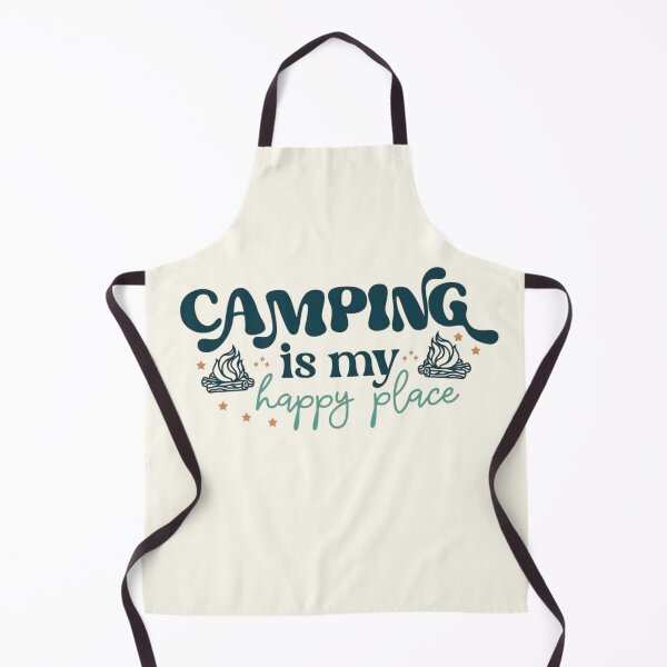 Item preview, Camping Is My Happy Place – Cozy Campfire & Outdoor Adventure Design designed and sold by Palette & Hue.