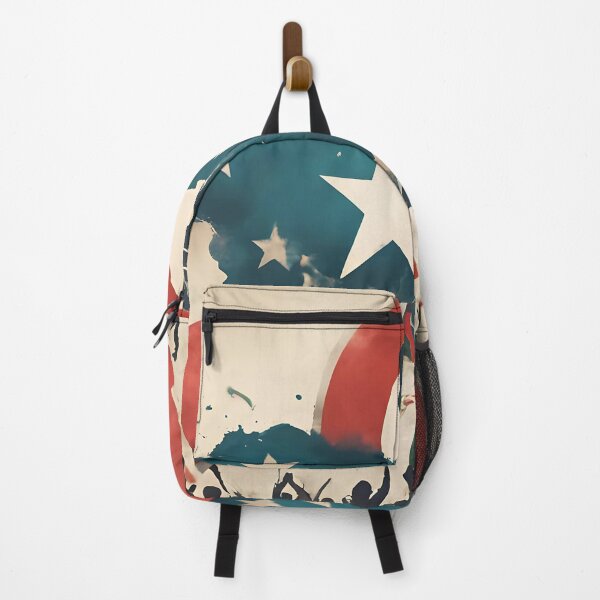 Item preview, Vintage Patriotic Crowd and Stars Grunge Art designed and sold by Aumpuk.