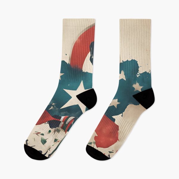 Item preview, Vintage Patriotic Crowd and Stars Grunge Art designed and sold by Aumpuk.