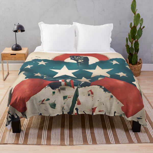 Item preview, Vintage Patriotic Crowd and Stars Grunge Art designed and sold by Aumpuk.