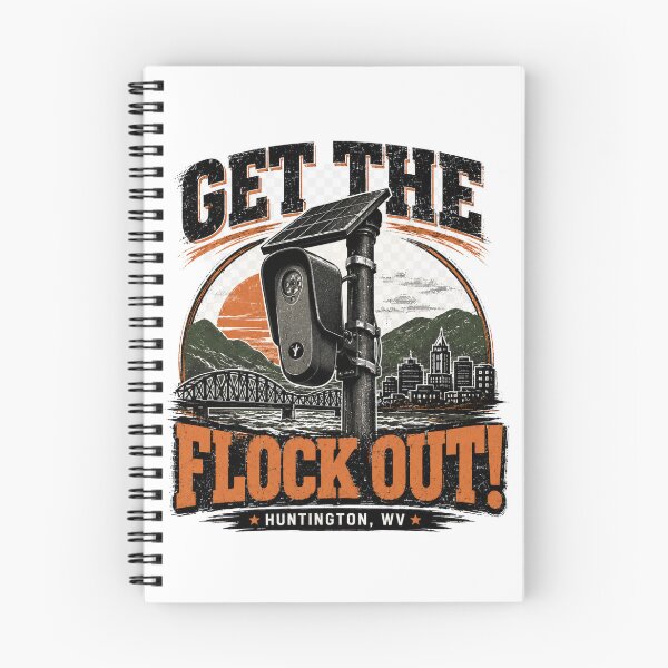 Item preview, Get the Flock Out Huntington WV Surveillance Camera T-Shirt designed and sold by DD304.