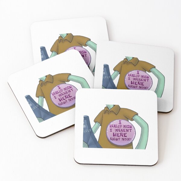 Item preview, I Really Wish I Weren'T Here Right Now Button designed and sold by chipgileu.
