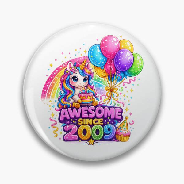 Item preview, 17 Years Old Awesome Since 2009 Unicorn 17th Birthday designed and sold by QuiteOrbit.