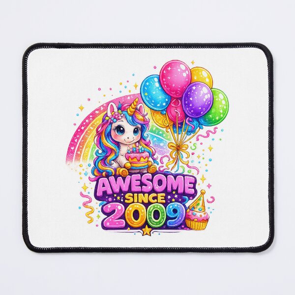 Item preview, 17 Years Old Awesome Since 2009 Unicorn 17th Birthday designed and sold by QuiteOrbit.