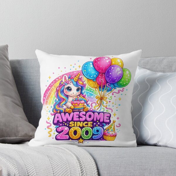 Item preview, 17 Years Old Awesome Since 2009 Unicorn 17th Birthday designed and sold by QuiteOrbit.