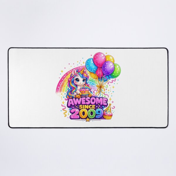 Item preview, 17 Years Old Awesome Since 2009 Unicorn 17th Birthday designed and sold by QuiteOrbit.