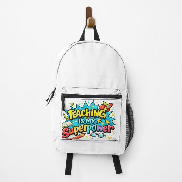 Item preview, Teaching Is My Superpower Cute Teacher Gift Funny Classroom Vinyl Decal designed and sold by MR4me.