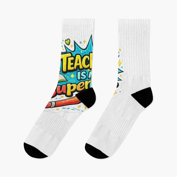 Item preview, Teaching Is My Superpower Cute Teacher Gift  Funny Classroom Vinyl Decal designed and sold by MR4me.