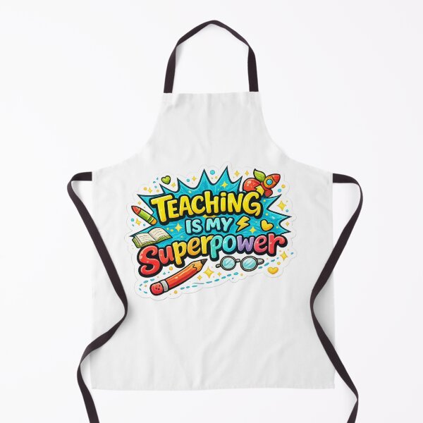 Item preview, Teaching Is My Superpower Cute Teacher Gift Funny Classroom Vinyl Decal designed and sold by MR4me.