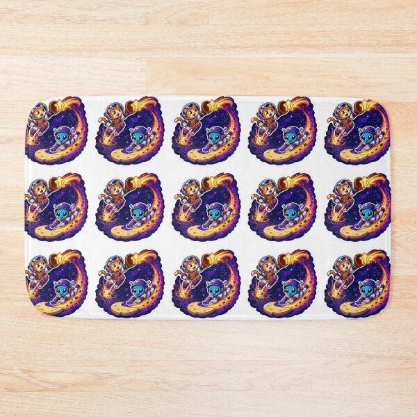 Item preview, Space Cat Alien Baseball Sticker designed and sold by Grafititee.