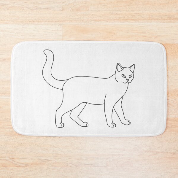 Item preview, Cat Friendly 2 Line Art Gift designed and sold by OneLine Studio.