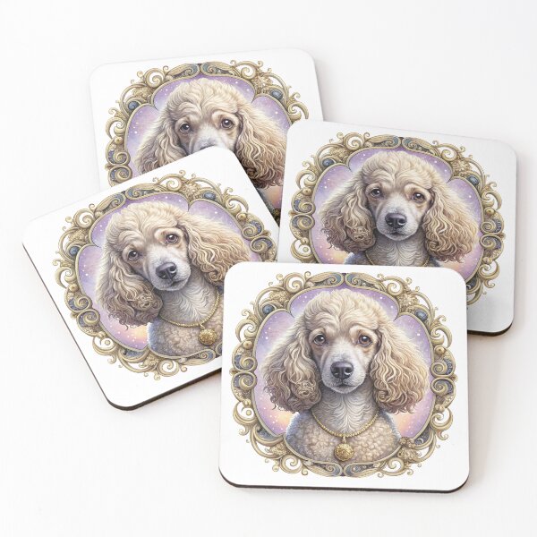 Item preview, Poodle Old School Tattoo / Vintage Dog Illustration designed and sold by Mousy17.