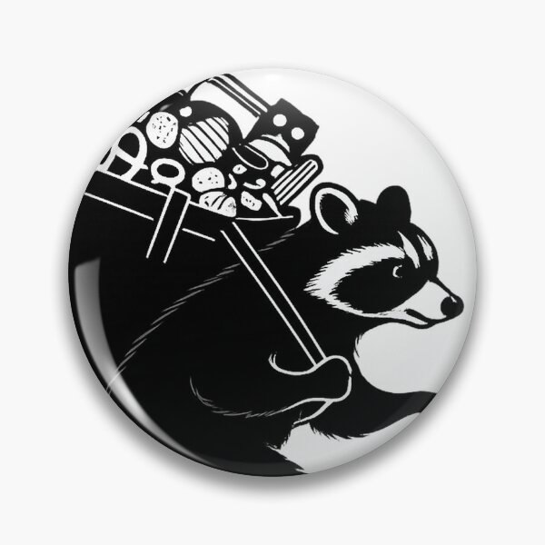 Item preview, Snack Run – Raccoon on a Mission designed and sold by BadPandaCore.