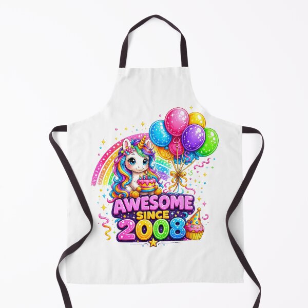 Item preview, 18 Years Old Awesome Since 2008 Unicorn 18th Birthday designed and sold by QuiteOrbit.